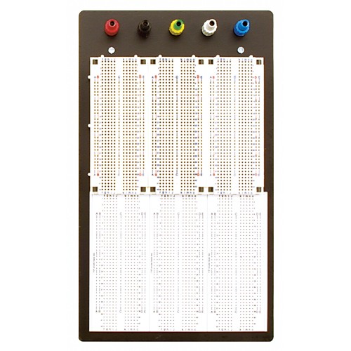 납땜없는 브레드 보드 / 2.54mm 피치 + 5개의 바인딩 포스트가 있는 1665개의 접점