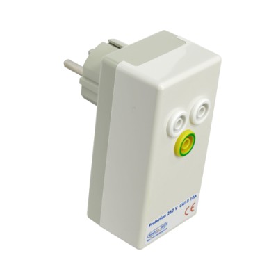 수 소켓 어댑터 E/F 유형 2 극 + 접지(«프랑스어»및«독일어»)/ 3 개의 Ø4MM 안전 소켓