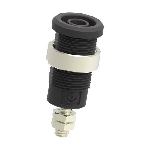 Ø4MM BANANA SOCKET w/ Ø14.5mm ROUND NUT