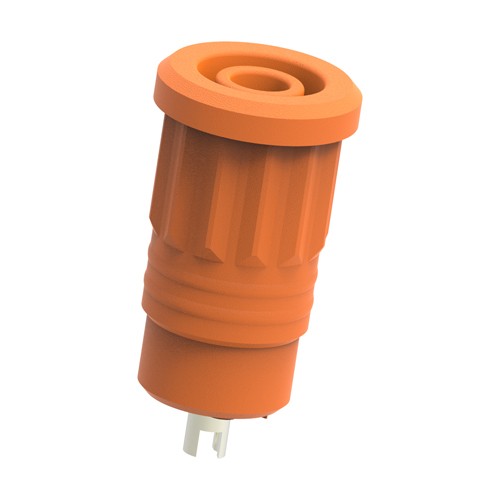 Ø4MM SAFETY BANANA SOCKET / SOLDERING SLOT 1,6 MM / PRESS FIT FIXING