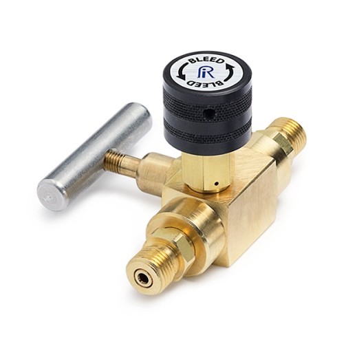 Block & bleed valve- (M,M) , 황동