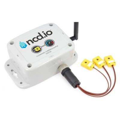 2 채널 산업용 IoT 무선 열전대 온도 센서