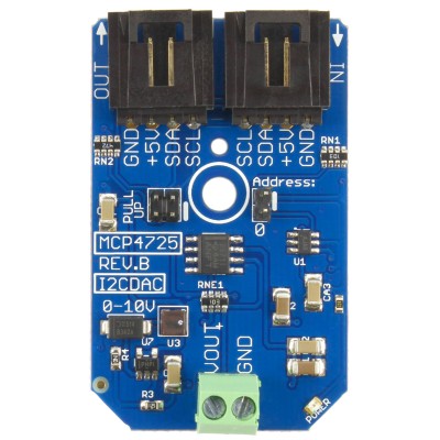1 채널 0-10V DAC I2C 디지털-아날로그 변환기