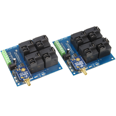 무선 접점 폐쇄 송신기 수신기 4- 채널 고전력 릴레이 2-Way