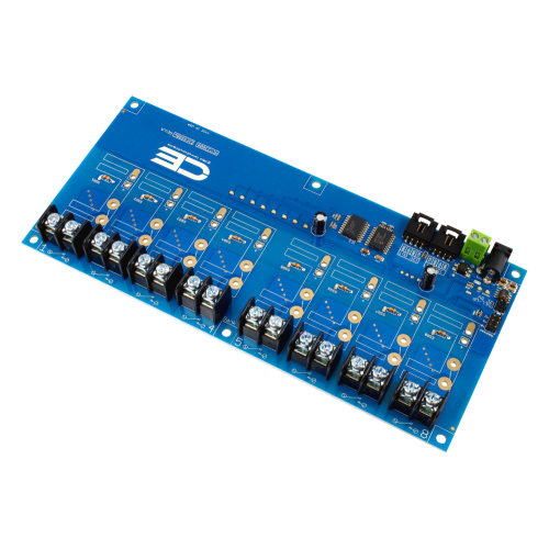 I2C 인터페이스가있는 8 채널 솔리드 스테이트 릴레이 컨트롤러