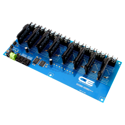 I2C 인터페이스가있는 8 채널 솔리드 스테이트 릴레이 컨트롤러