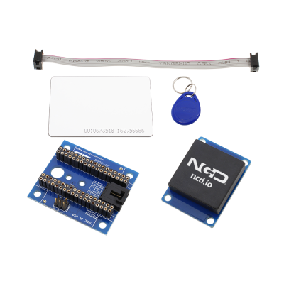 입자 전자 또는 광자 용 RFID가있는 RFID 수신기 및 I2C 어댑터