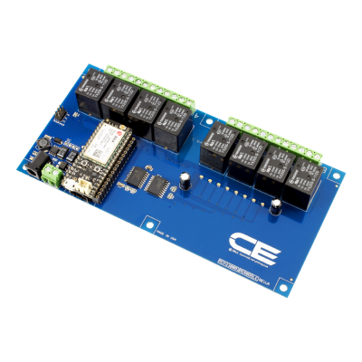 IoT 인터페이스가있는 8 채널 범용 SPDT 릴레이 실드