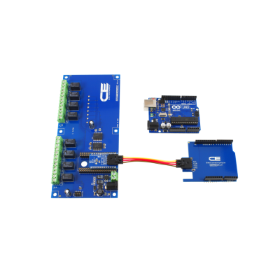 IoT 인터페이스가있는 8 채널 1A SPDT 신호 릴레이 실드