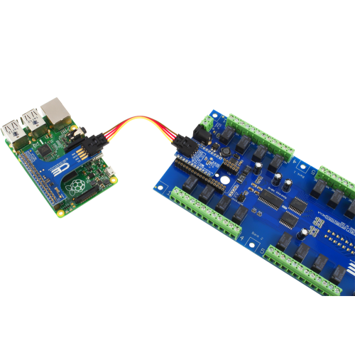 24 채널 1Amp SPDT 신호 릴레이 실드 + 8 개의 GPIO (IoT 인터페이스 포함)