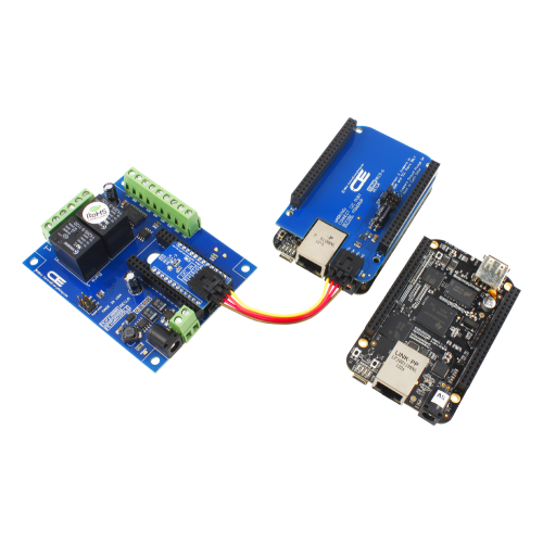 2 채널 범용 SPDT 릴레이 실드 + IoT 인터페이스가있는 GPIO 6 개