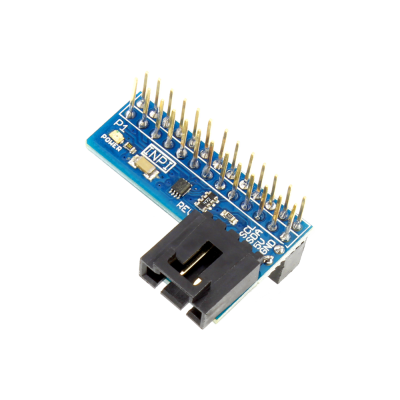 안쪽을 향하는 I2C 포트가있는 Raspberry Pi 용 I2C Shield