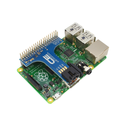 외부를 향하는 I2C 포트가있는 Raspberry Pi 4, Pi 3 및 Pi 2 용 I2C 실드가 HDMI 포트를 통해 종료