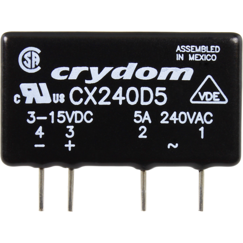 Crydom CX240D5 5A 240VAC 저항 부하 용 제로 크로스 솔리드 스테이트 릴레이 (유형 B)