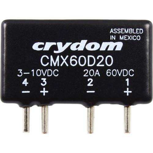 Crydom CMX60D20 20A @ 60VDC DC 솔리드 스테이트 릴레이 (강제 공기 냉각 필요) (G 형)