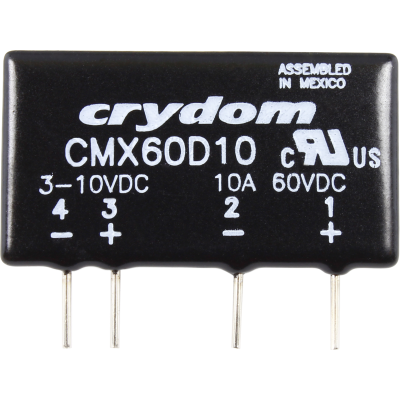 Crydom CMX60D10 10A @ 60VDC DC 솔리드 스테이트 릴레이 (강제 공기 냉각 필요) (유형 H)