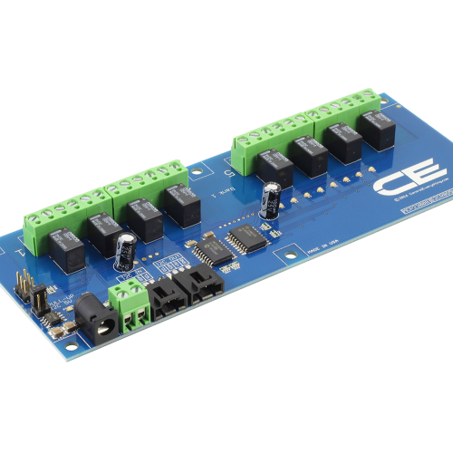 I2C 인터페이스가있는 8 채널 1A SPDT 신호 릴레이 컨트롤러