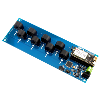 IoT 인터페이스를 갖춘 8 채널 온보드 95 % 정확도 20A AC 전류 모니터