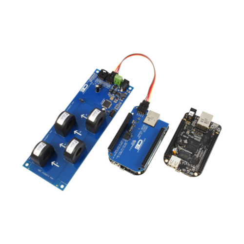 I2C 인터페이스가있는 4 채널 온보드 97 % 정확도 70A AC 전류 모니터