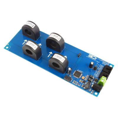 I2C 인터페이스가있는 4 채널 온보드 97 % 정확도 70A AC 전류 모니터
