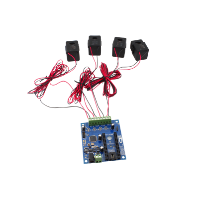 4 채널 오프 보드 98 % 정확도 100Amp AC 전류 모니터 (IoT 인터페이스 포함)