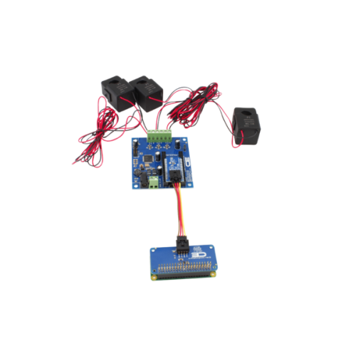 3 채널 오프 보드 98 % 정확도 100Amp AC 전류 모니터 (IoT 인터페이스 포함)