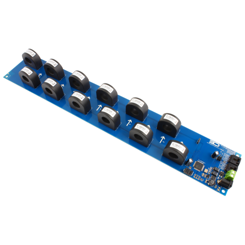 I2C 인터페이스가있는 12 채널 온보드 97 % 정확도의 AC 전류 모니터