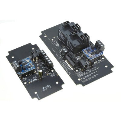 직접 유선 접점 폐쇄 원격 고전력 릴레이 컨트롤러 2 채널 단방향