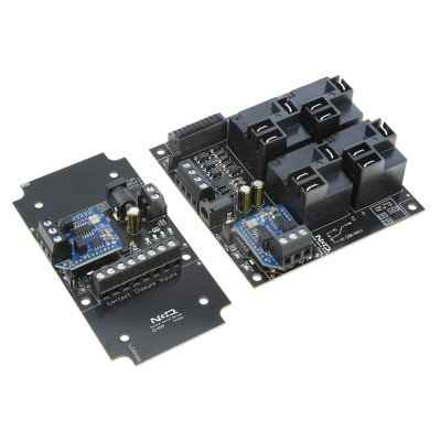 직접 유선 접점 폐쇄 원격 고전력 릴레이 컨트롤러 4 채널 단방향