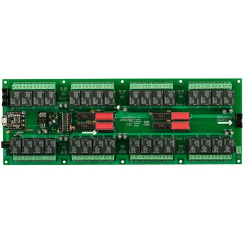 산업용 릴레이 컨트롤러 보드 32 채널 SPDT + UXP 확장 포트