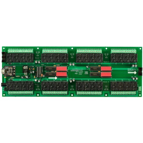 산업용 릴레이 컨트롤러 보드 32 채널 SPDT + UXP 확장 포트