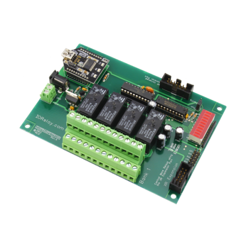 산업용 릴레이 컨트롤러 4 채널 DPDT + UXP 확장 포트