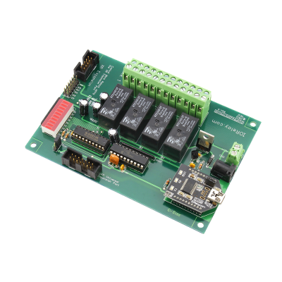 산업용 릴레이 컨트롤러 4 채널 DPDT + UXP 확장 포트