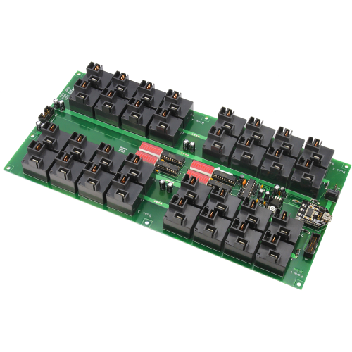 산업용 고전력 릴레이 컨트롤러 32 채널 + UXP 확장 포트