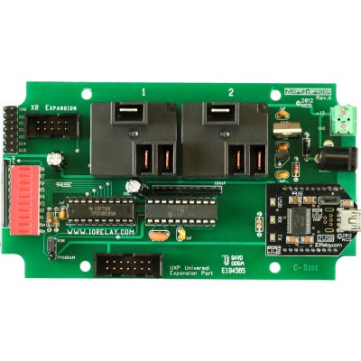 산업용 고전력 릴레이 컨트롤러 2 채널 + UXP 확장 포트