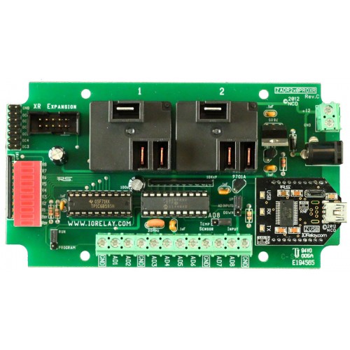 산업용 고전력 릴레이 컨트롤러 2 채널 + 8 채널 ADC