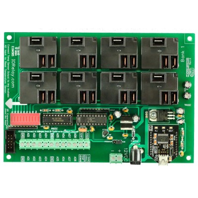 산업용 고전력 릴레이 컨트롤러 8 채널 + 8 채널 ADC