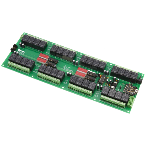 산업용 릴레이 컨트롤러 32 채널 SPDT + 8 채널 ADC