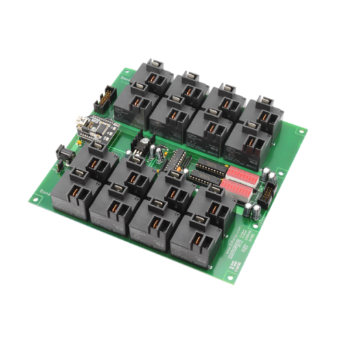 산업용 고전력 릴레이 컨트롤러 16 채널 + UXP 확장 포트