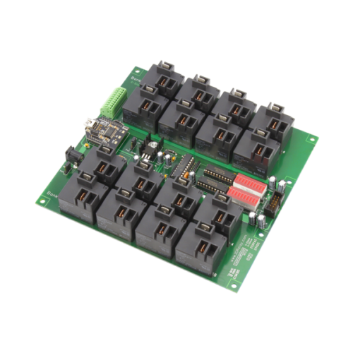 산업용 고전력 릴레이 컨트롤러 16 채널 + 8 채널 ADC