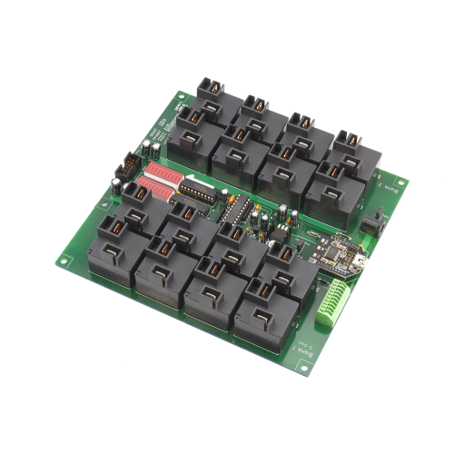 산업용 고전력 릴레이 컨트롤러 16 채널 + 8 채널 ADC