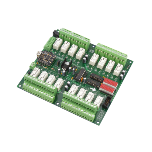 산업용 릴레이 컨트롤러 16 채널 DPDT + 8 채널 ADC