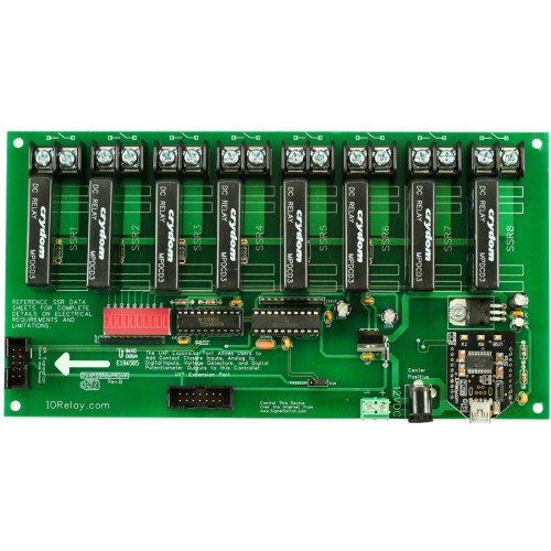 산업용 솔리드 스테이트 릴레이 컨트롤러 8 채널 + UXP 확장 포트