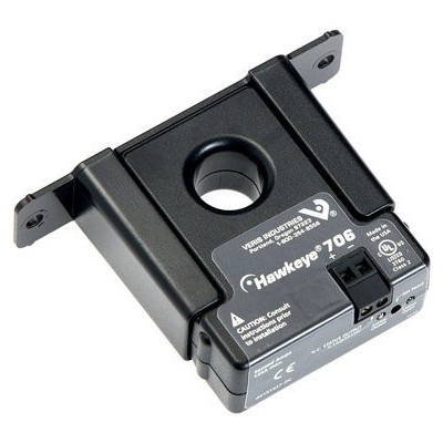 Veris Hawkeye® H706 솔리드 코어 전류 센서 135A AC 접점 폐쇄로 가변 트립