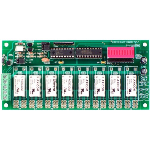 RS-232 8 채널 DPDT 소 신호 릴레이 컨트롤러 보드