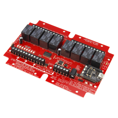 리액터 센서 제어 8 채널 SPDT 릴레이 보드 + 8 채널 8 비트 ADC