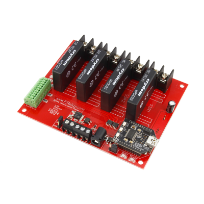 리액터 센서 제어 릴레이 4 채널 솔리드 스테이트 + 8 채널 8 비트 ADC