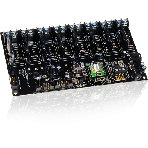 16 GPIO 또는 ADC 및 I2C를 지원하는 Fusion 8 채널 솔리드 스테이트 릴레이 컨트롤러
