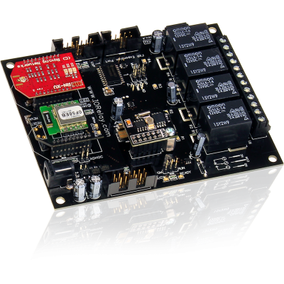 16 개의 GPIO 또는 ADC 및 I2C가있는 Fusion 4 채널 SPDT 릴레이 컨트롤러