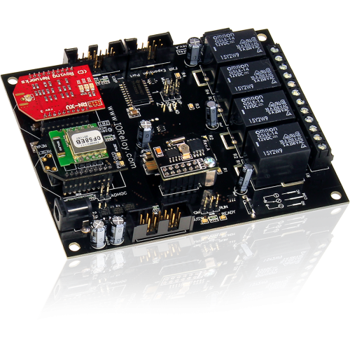 16 개의 GPIO 또는 ADC 및 I2C가있는 Fusion 4 채널 SPDT 릴레이 컨트롤러